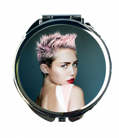 กระจกพิมพ์ลาย Miley cyrus Mirror